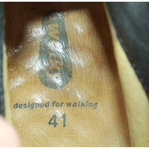 Wolky Dusky Burgundy Leather Lace Up Casual Wedge Bootie Size 41 US 10 - Picture 8 of 10